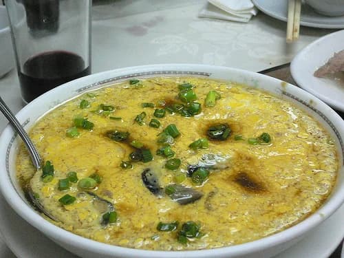 絹豆腐と卵のふわとろ中華蒸し